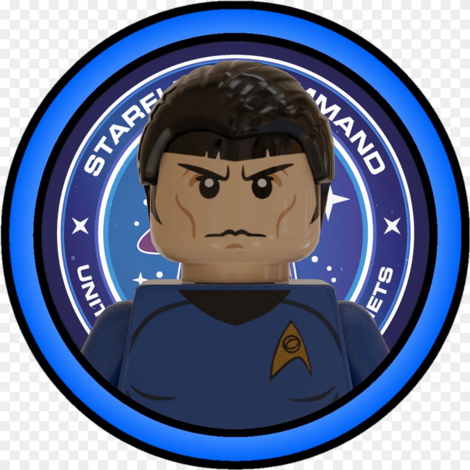 Spock Iconpng Personal Members Gallery Rock Raiders United Star Trek Federation Logo, Baby, Person, Face, Head Png Image