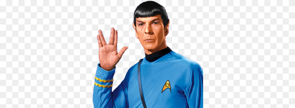 Spock Spock Star Trek Costume, Person, Hand, Finger, Body Part Png Image