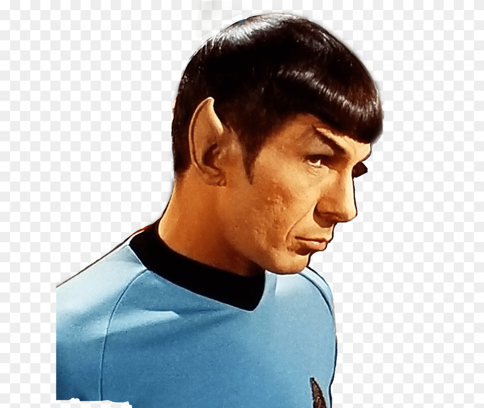 Spock Vulcan Startrektos Startrek Sticker By B For Adult, Body Part, Face, Head, Male Png Image