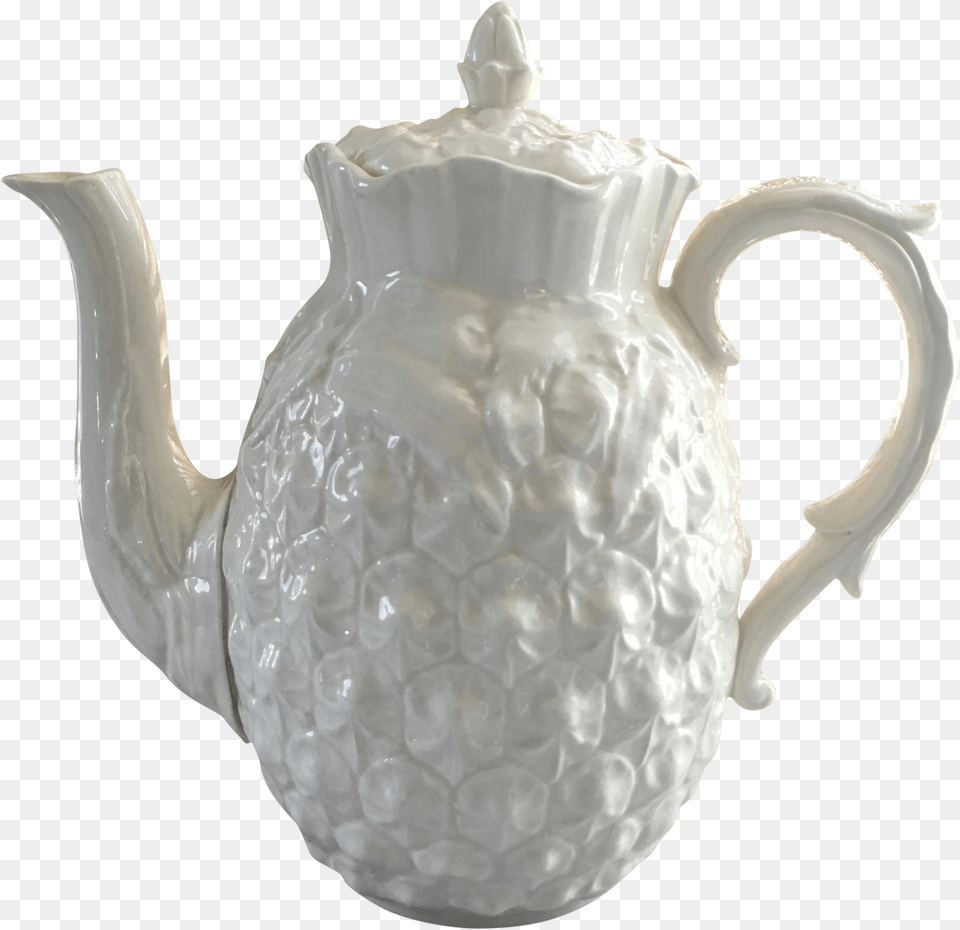 Spode Creamware Pineapple Teapot Spode, Art, Cookware, Porcelain, Pot Png