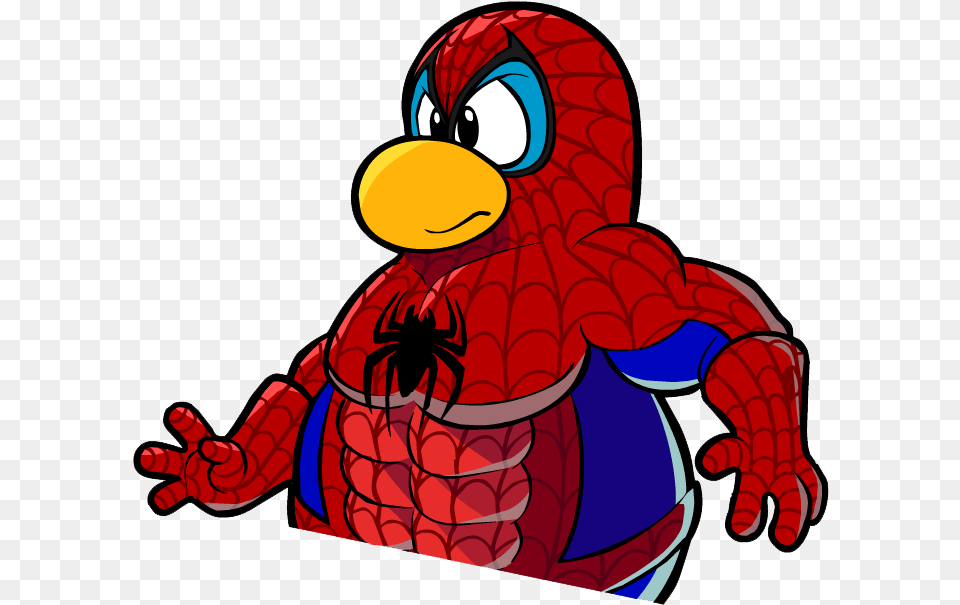 Spoderman Real Spider Man Club Penguin, Dynamite, Weapon Free Png Download