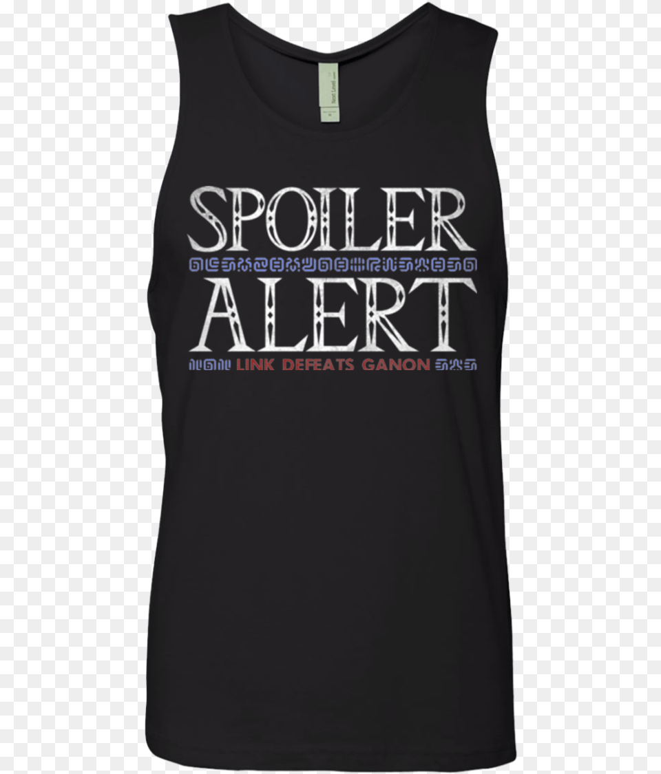 Spoiler Alert Link Defeats Ganon Men S Premium Tank Sleeveless Shirt, Clothing, T-shirt, Tank Top Png