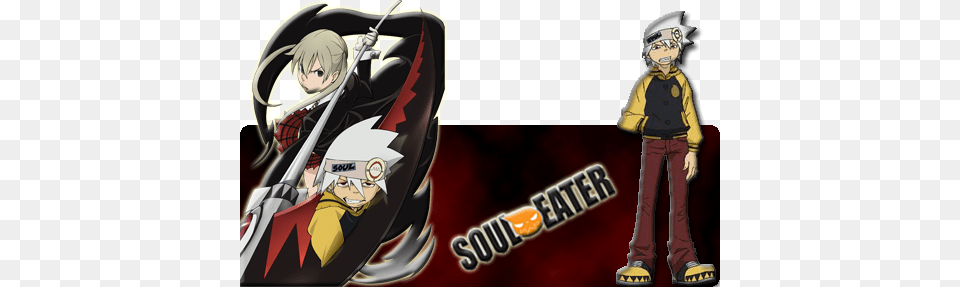 Spoiler Soul Eater Weapon And Meister, Book, Comics, Publication, Person Png