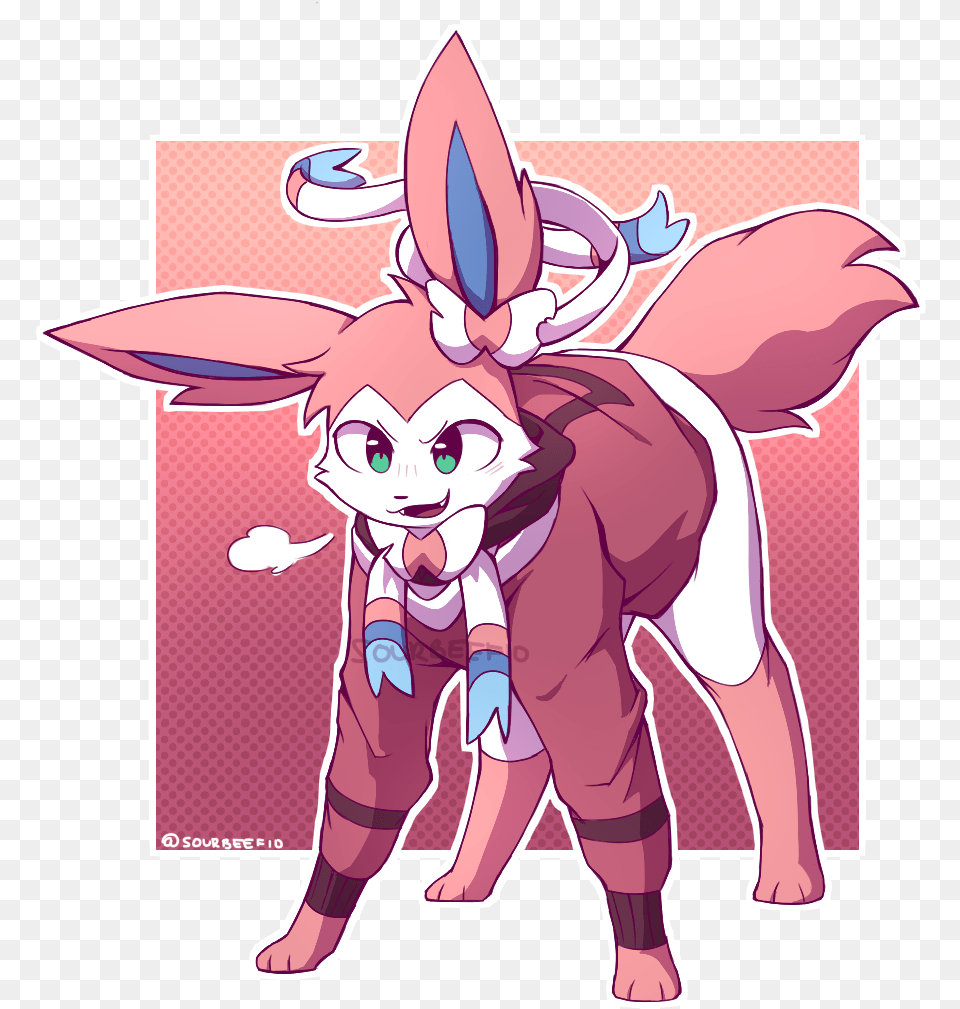 Spoiler Sylveon Fanart, Book, Comics, Publication, Baby Png