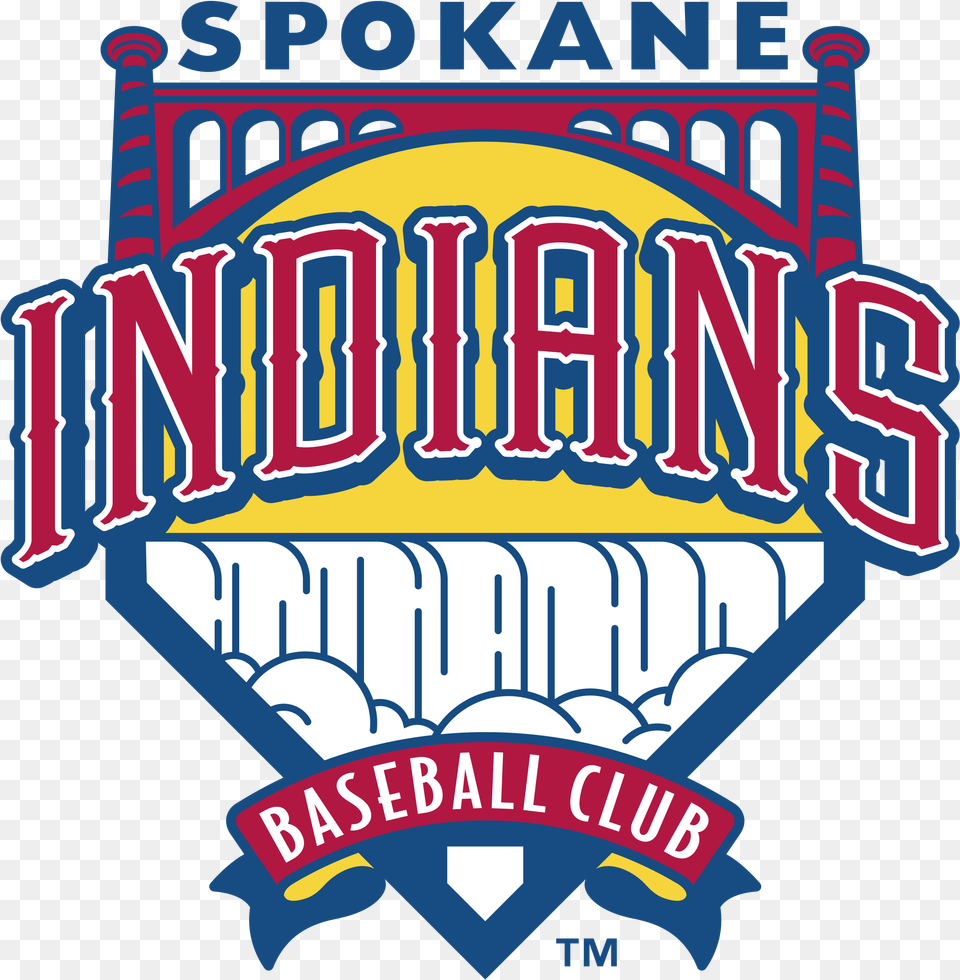 Spokane Indians Logo Transparent Spokane Indians Baseball Club Logo, Scoreboard, Advertisement, Poster Png Image