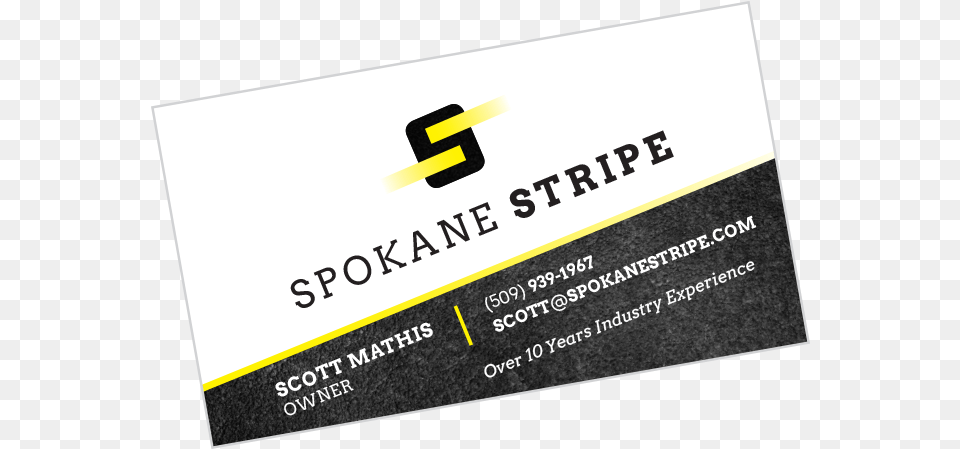 Spokane Stripe Card Spokane Stripe, Paper, Text, Business Card Free Transparent Png