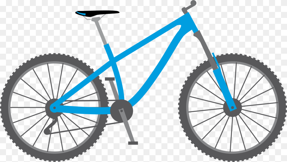 Spokebicycle Forkbicycle Pedal Blue Bike Clipart, Bicycle, Mountain Bike, Transportation, Vehicle Png