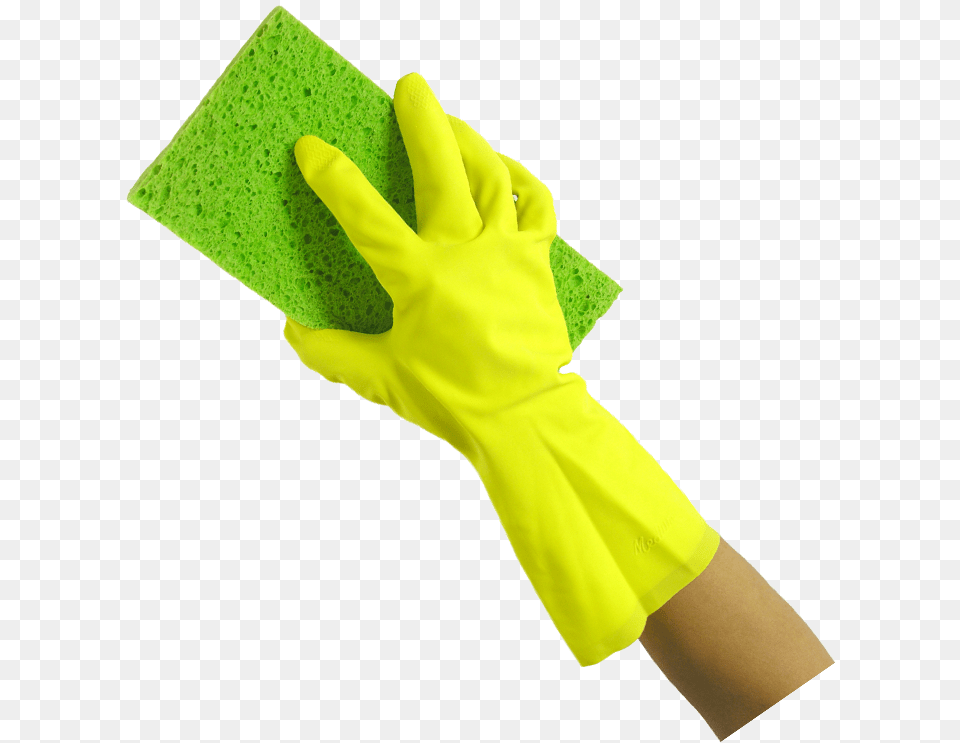 Sponge, Clothing, Glove, Cleaning, Person Free Png Download