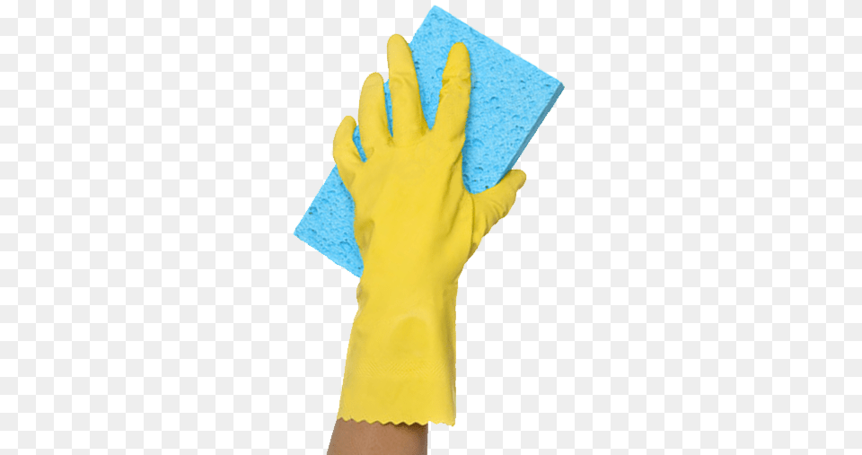 Sponge, Cleaning, Clothing, Glove, Person Free Png Download