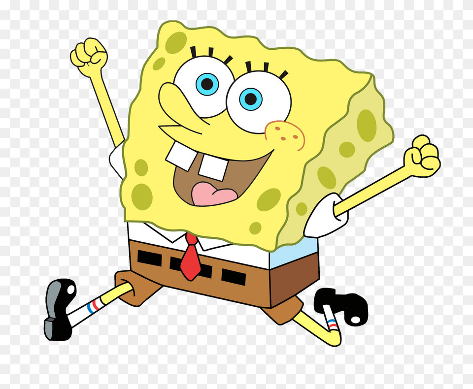 Spongebob, Cartoon, Lawn, Tool, Device Png Image