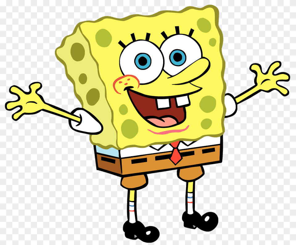 Spongebob, Cartoon, Animal, Bear, Mammal Free Png