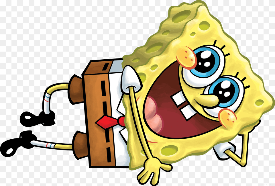 Spongebob, Device, Grass, Lawn, Lawn Mower Free Png Download