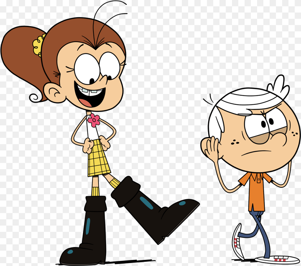 Spongebob And Lincoln Loud, Person, Face, Head, Cartoon Png Image