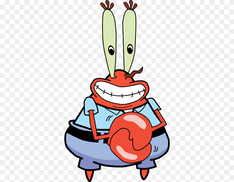Spongebob Characters Mr Krabs, Cartoon, Bulldozer, Machine Free Png