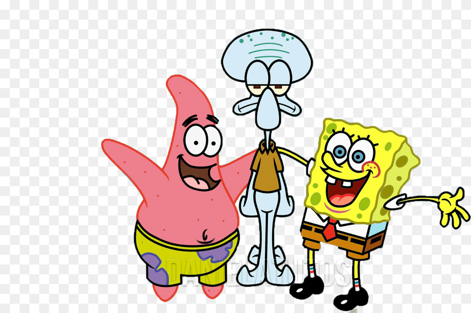 Spongebob Characters Spongebob Squarepants Spongebob, Cartoon, Person Free Png