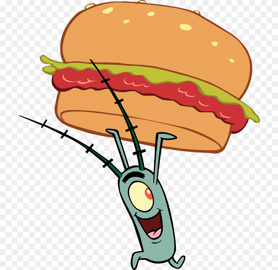 Spongebob Clipart Plankton, Food, Hot Dog Png Image