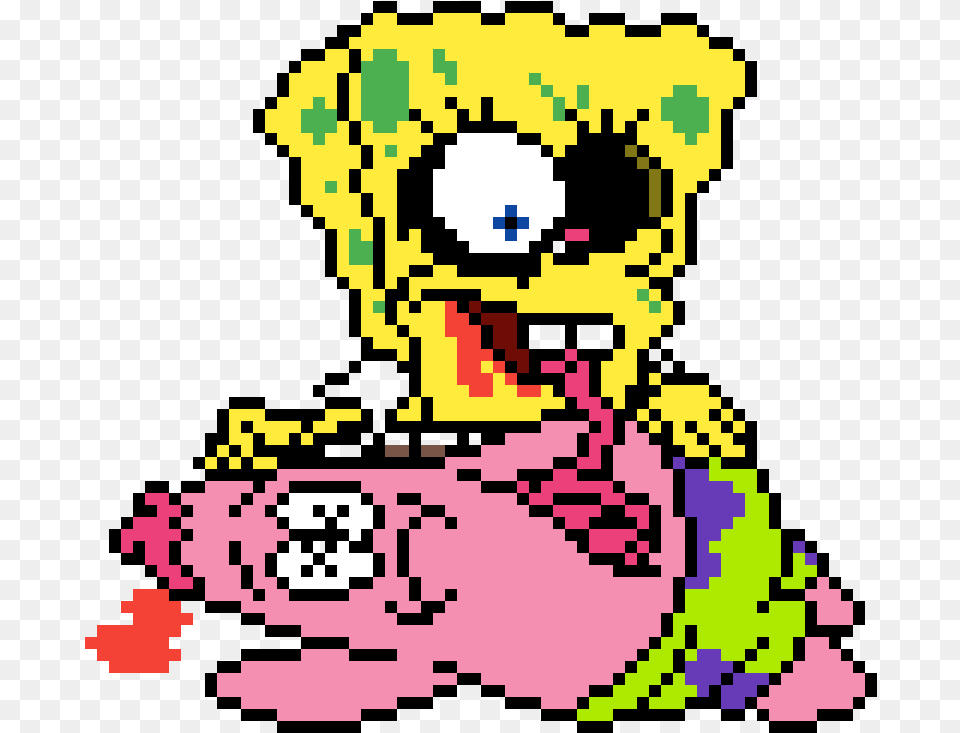 Spongebob Eating Patrick Spongebob Squarepants, Art, Graphics, Qr Code Png Image