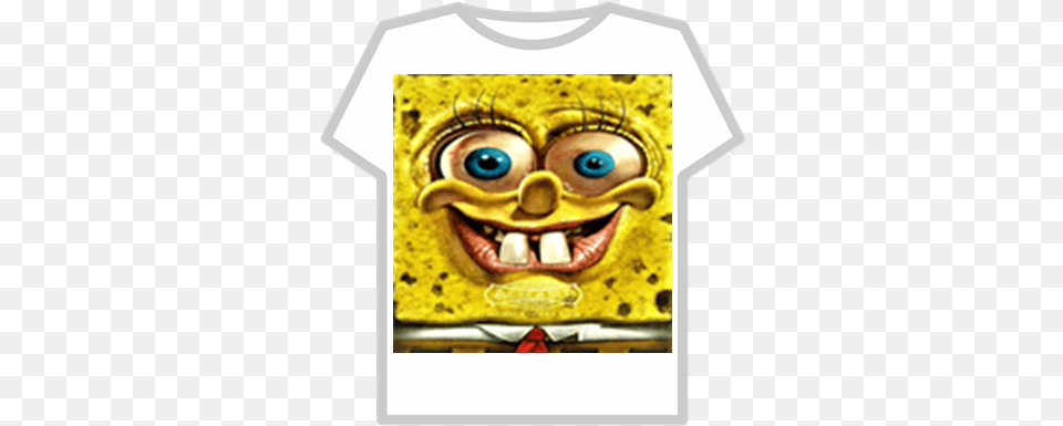 Spongebob Face Roblox Cute Roblox T Shirts, Clothing, T-shirt, Baby, Person Free Png Download