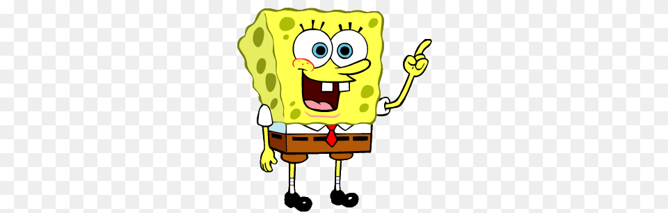 Spongebob Finger Up, Cartoon Png Image