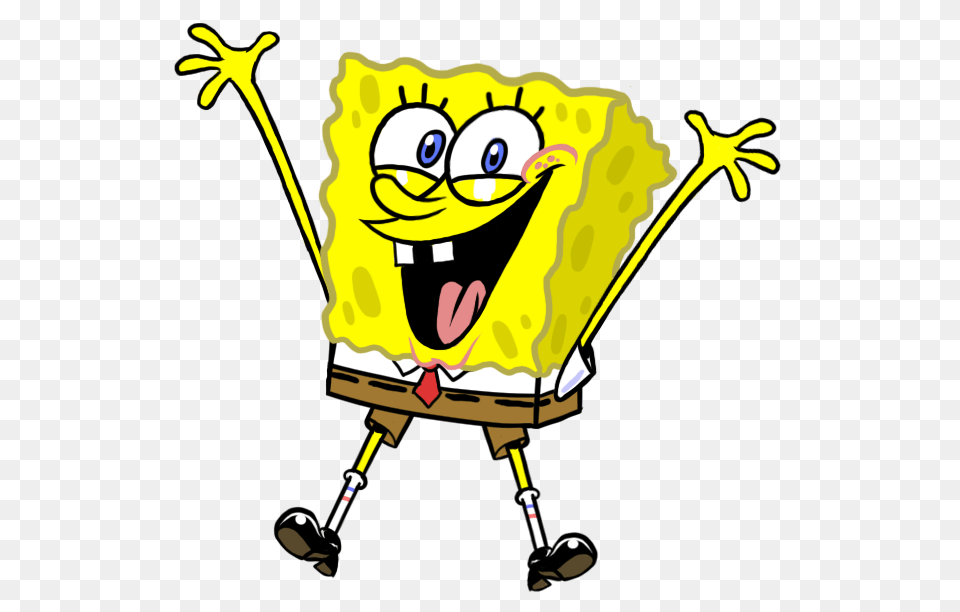 Spongebob Happy, Face, Head, Person Png Image