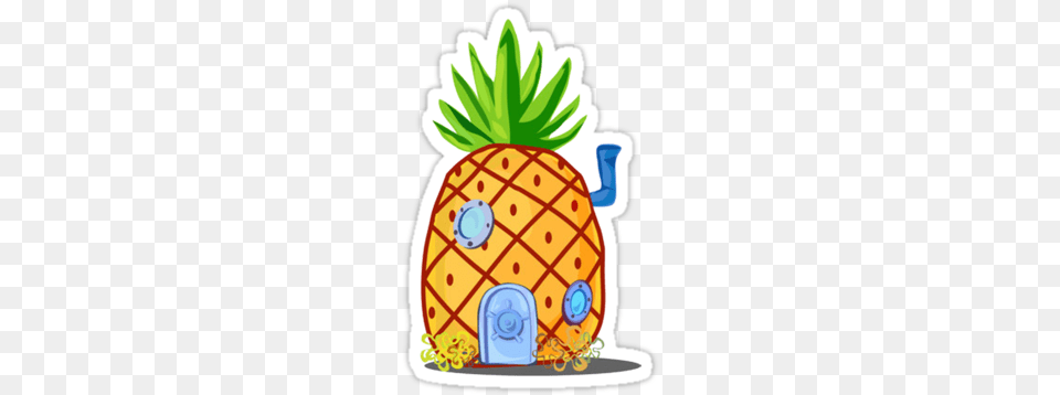 Spongebob House, Food, Fruit, Pineapple, Plant Free Transparent Png