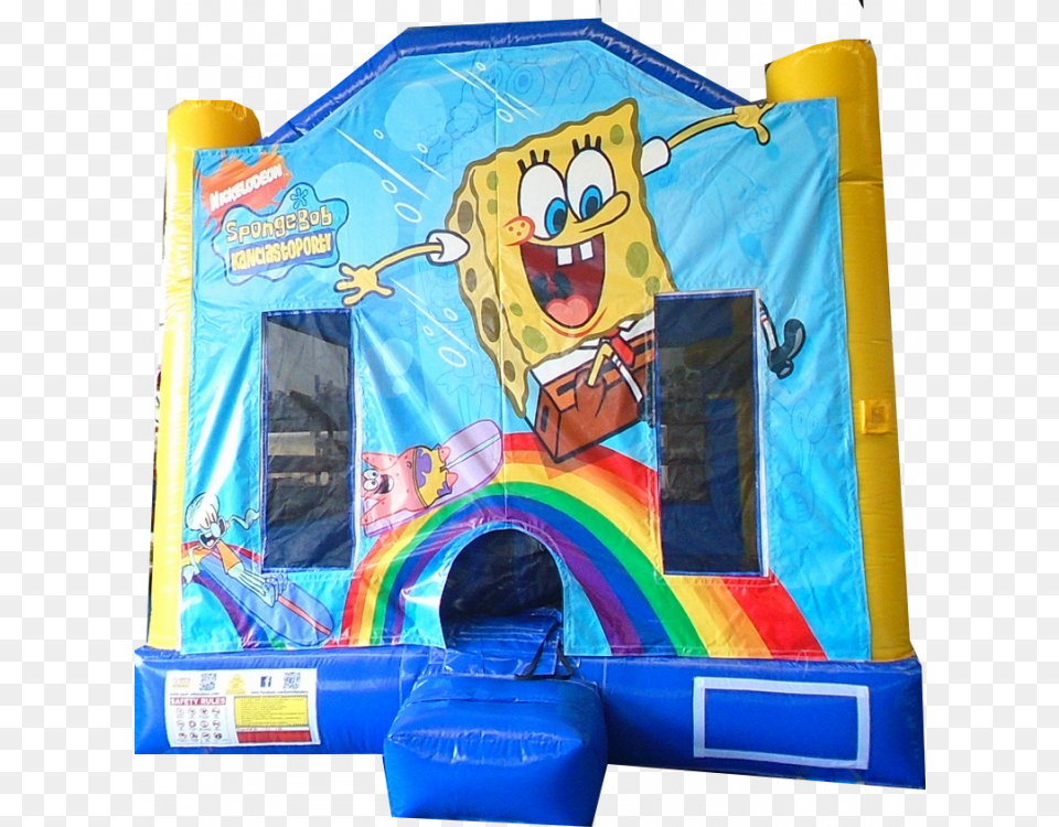 Spongebob House, Inflatable, Person Free Png Download