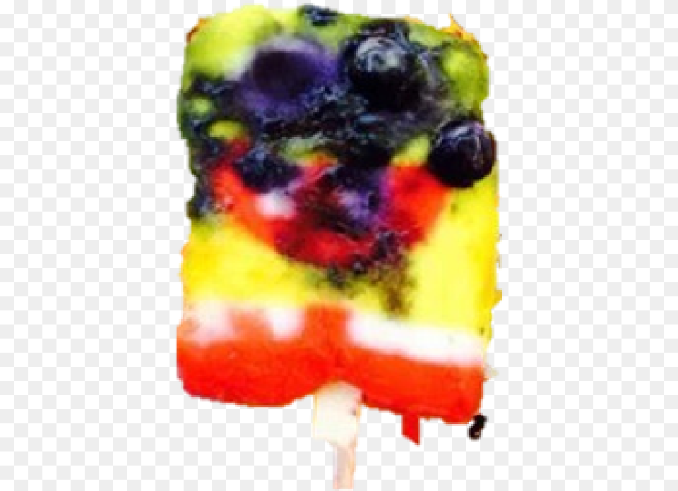 Spongebob Ice Cream Meme Image With No Watercolor Paint, Food, Ice Pop, Person, Berry Free Transparent Png