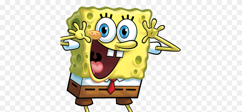 Spongebob Images Art, Painting Free Png Download