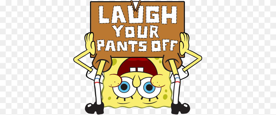 Spongebob Laugh Your Pants Off, Advertisement, Poster, Book, Comics Free Transparent Png