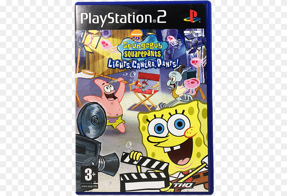 Spongebob Lights Camera Pants Cover, Chair, Furniture, Book, Publication Png