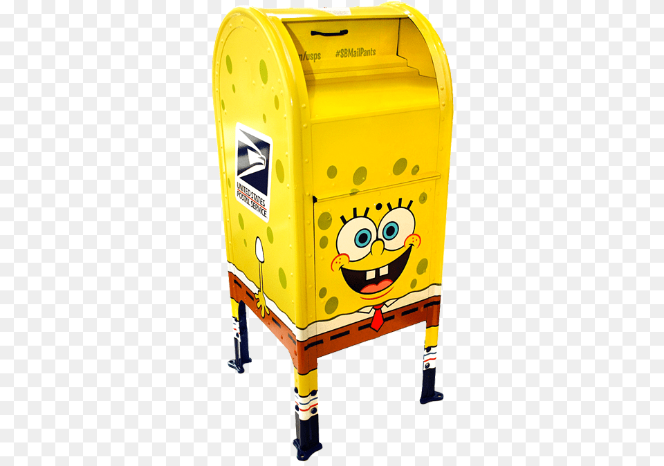 Spongebob Mailbox Spongebob Mailbox, Railway, Train, Transportation, Vehicle Free Png