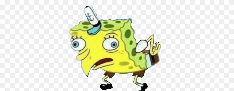Spongebob Meme Sponge Bob Squarepants Spongebob Squarep, Green, Baby, Person, Animal Free Png Download