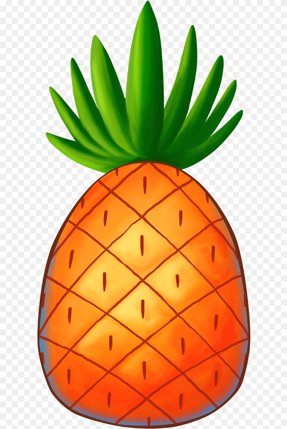 Spongebob Pineapple Pineapple Spongebob, Food, Fruit, Plant, Produce Png