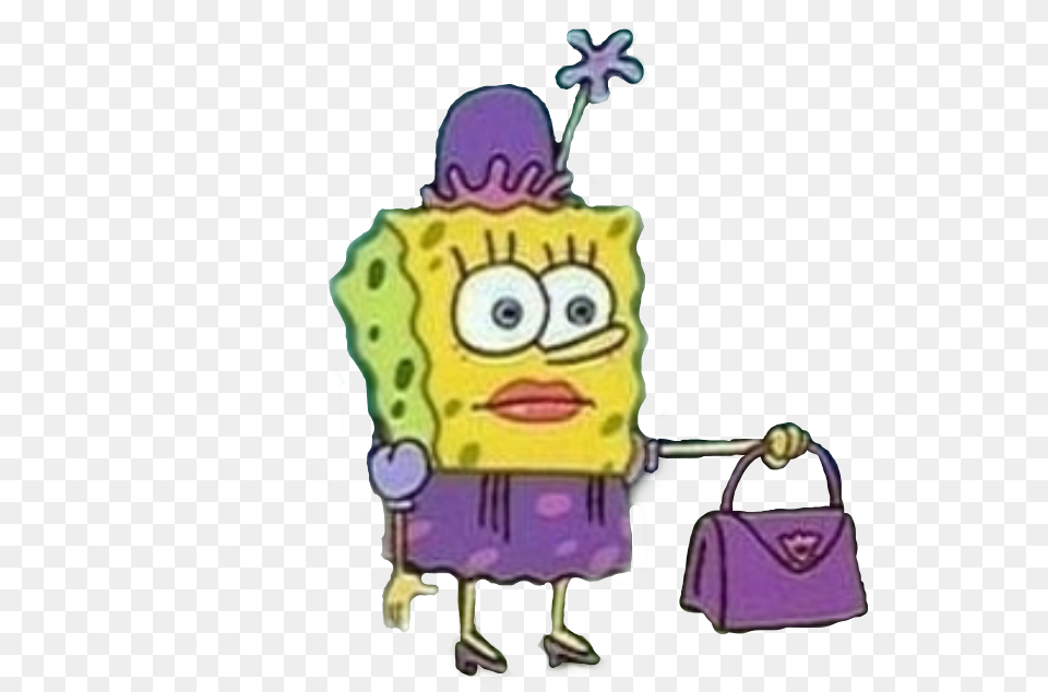 Spongebob Purse Meme, Accessories, Bag, Handbag, Baby Png