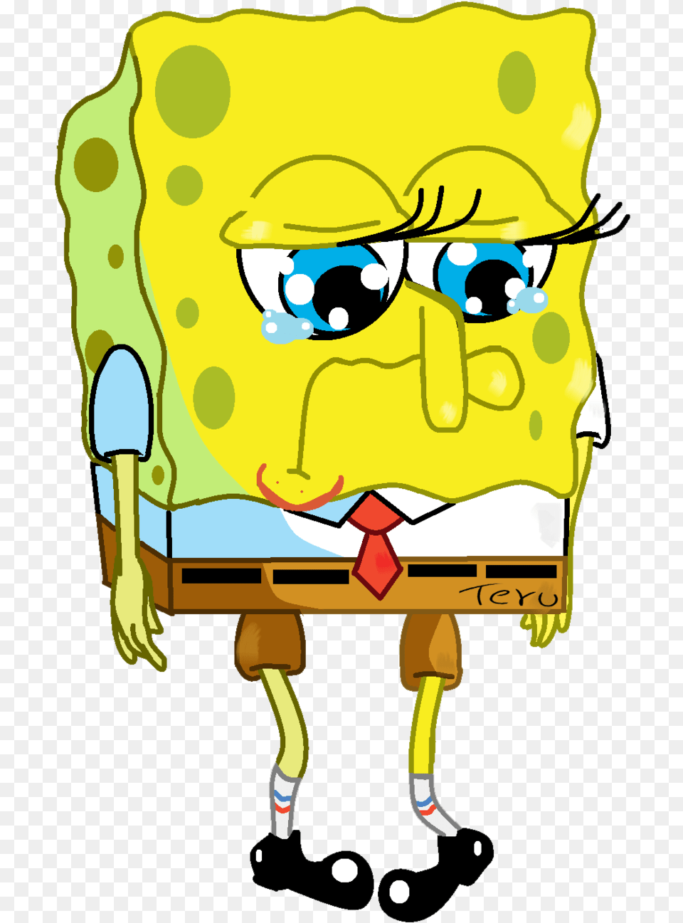 Spongebob Sad Spongebob Background, Baby, Person, Cartoon Free Transparent Png