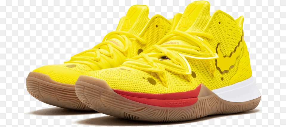 Spongebob Shoes Kyrie, Clothing, Footwear, Shoe, Sneaker Free Transparent Png