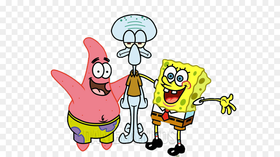 Spongebob Squarepants And Friends Image Spongebob, Cartoon, Person, Face, Head Free Transparent Png