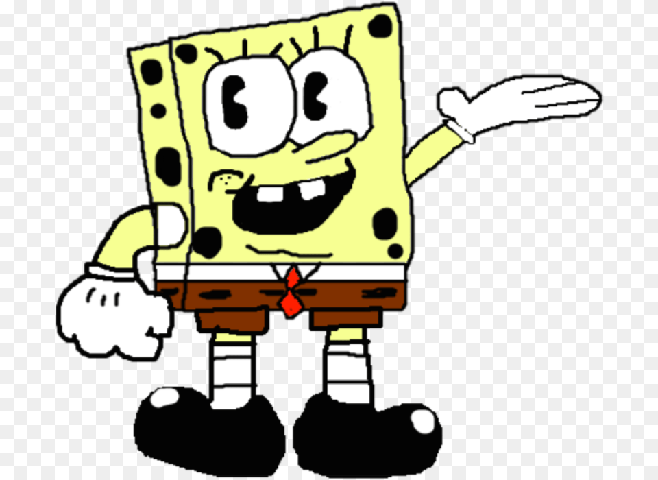 Spongebob Squarepants By Spongecat1 Cuphead Style, Baby, Person Free Transparent Png