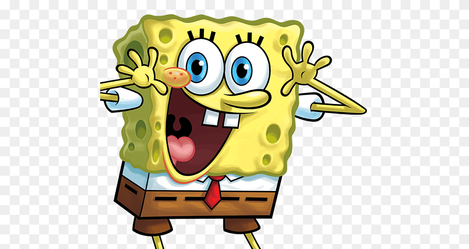 Spongebob Squarepants From Spongebob Squarepants, Art, Painting Png Image