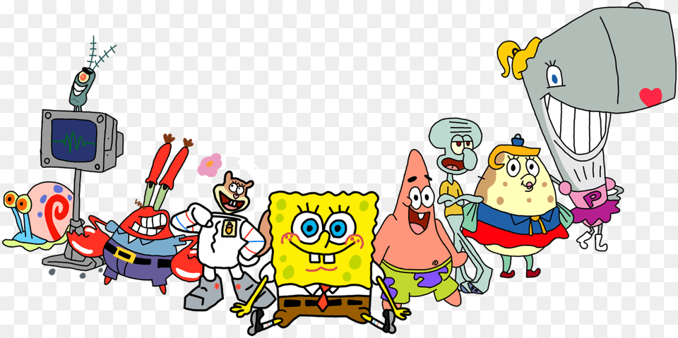 Spongebob Squarepants In My Drawing Style Spongebob Squarepants Characters, Baby, Person, Publication, Comics Png Image