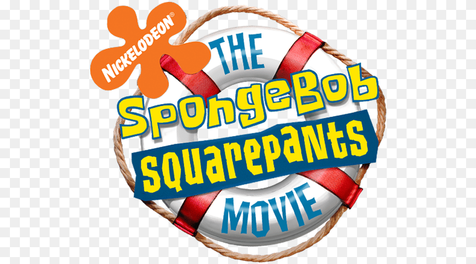 Spongebob Squarepants Movie Logo, Water, Life Buoy, Dynamite, Weapon Png Image