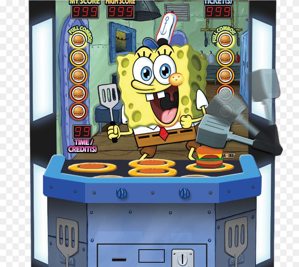 Spongebob Squarepants Order Up Primetime Amusements Spongebob Arcade Game For Sale Free Transparent Png