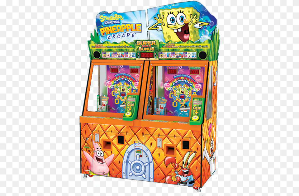 Spongebob Squarepants Pineapple Arcade Primetime Amusements Spongebob Pineapple Arcade, Arcade Game Machine, Game Png Image