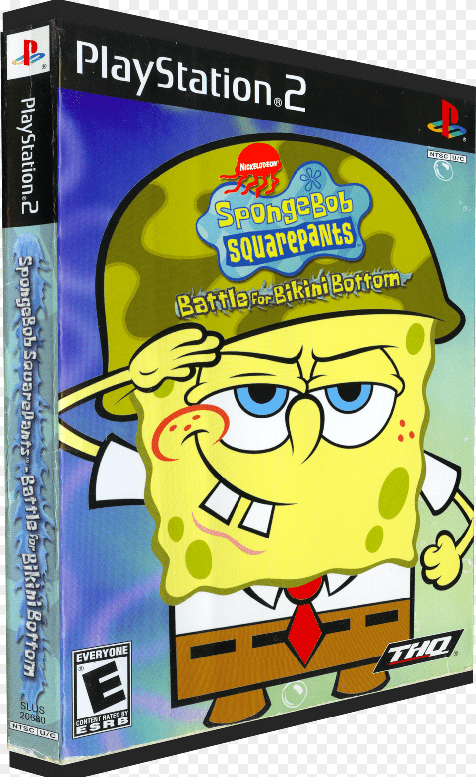 Spongebob Squarepants Spongebob Squarepants Battle Bikini Bottom Dvd Art, Standing, Person, Man, Male Free Png Download