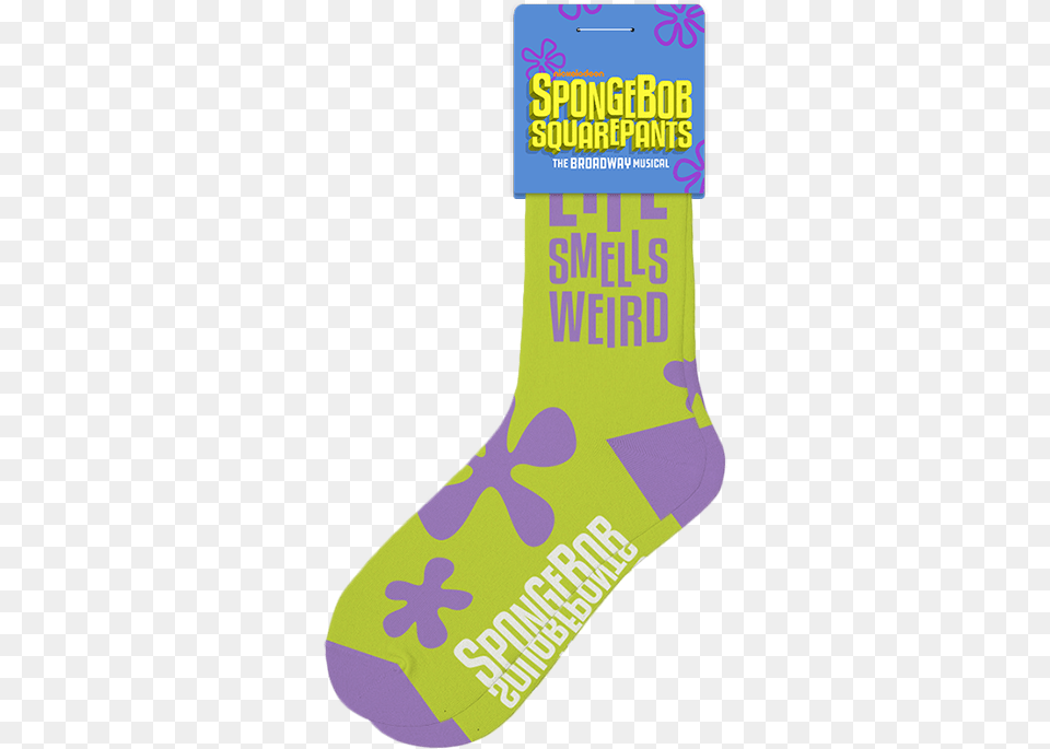 Spongebob Squarepants The Musical Spongebob The Musical Merchandise, Clothing, Hosiery, Sock Png