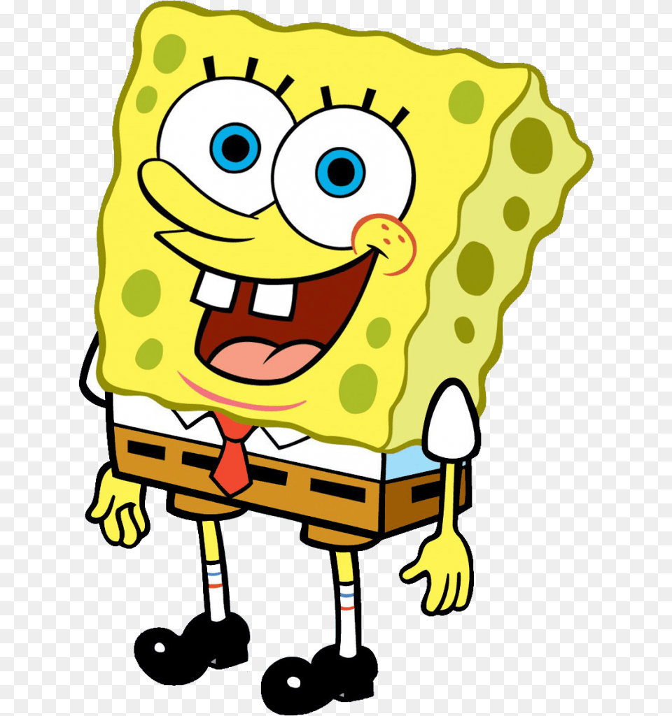 Spongebob Squarepants With Transparent Background Vector, Cartoon, Animal, Bear, Mammal Png Image