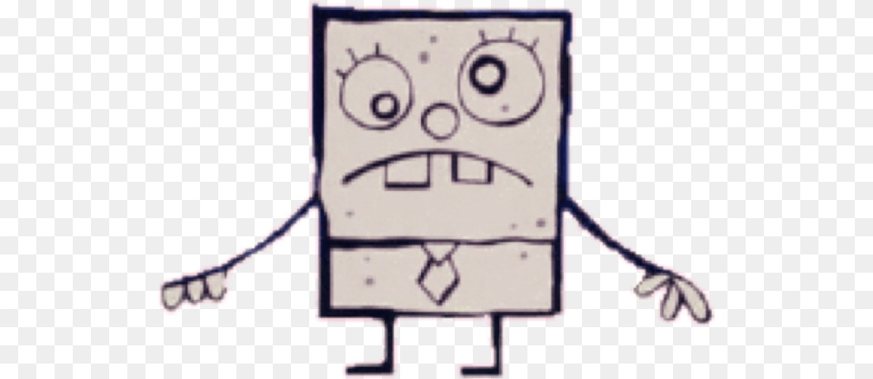 Spongebob Sticker Doodle Bob, Robot Free Transparent Png