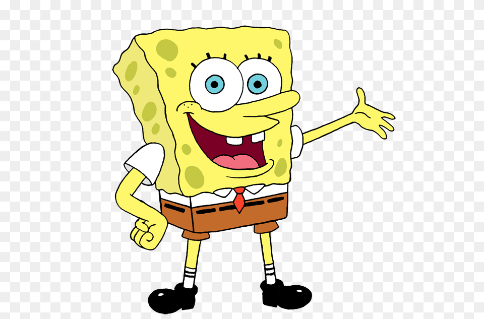 Spongebob Thumbs Up Images With Cliparts, Cartoon, Animal, Dinosaur, Reptile Free Transparent Png