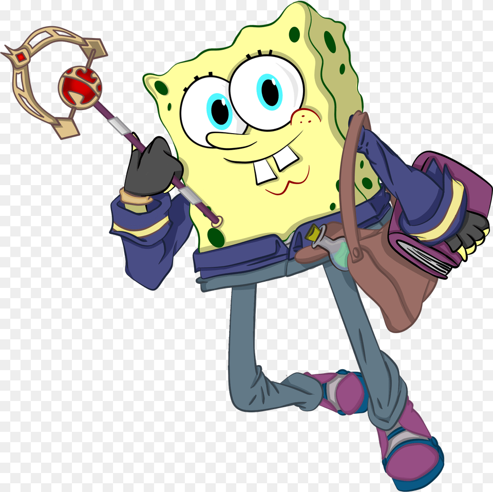 Spongebob Transparent, Clothing, Glove, Baby, Person Free Png Download