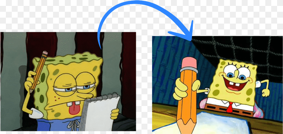 Spongebob Trying To Figure Out, Baby, Person, Cartoon, Face Free Png